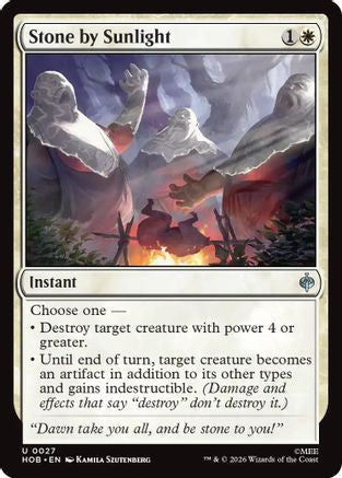 MAGIC: THE GATHERING - Stone by Sunlight (HOB-027) - The Hobbit