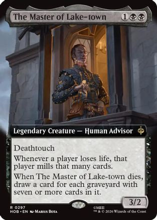 MAGIC: THE GATHERING - The Master of Lake-town (Extended Art) (HOB-297) - The Hobbit