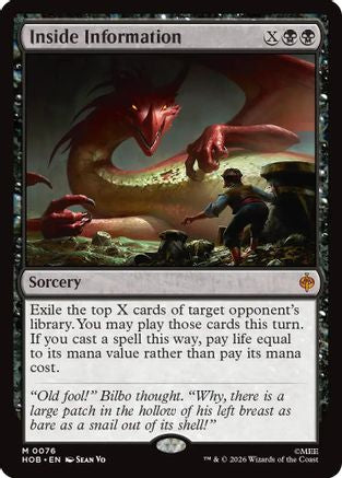 MAGIC: THE GATHERING - Inside Information (HOB-076) - The Hobbit