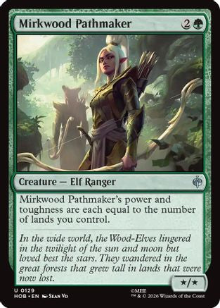 MAGIC: THE GATHERING - Mirkwood Pathmaker (HOB-129) - The Hobbit Foil