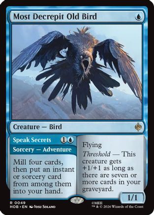MAGIC: THE GATHERING - Most Decrepit Old Bird (HOB-049) - The Hobbit