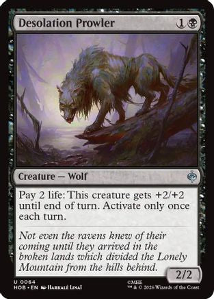 MAGIC: THE GATHERING - Desolation Prowler (HOB-064) - The Hobbit