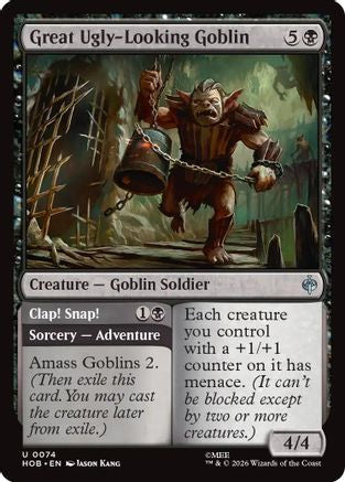 MAGIC: THE GATHERING - Great Ugly-Looking Goblin (HOB-074) - The Hobbit