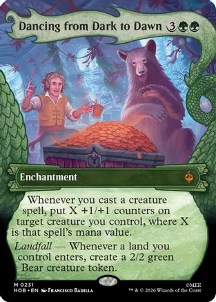 MAGIC: THE GATHERING - Dancing from Dark to Dawn (Showcase) (HOB-231) - The Hobbit