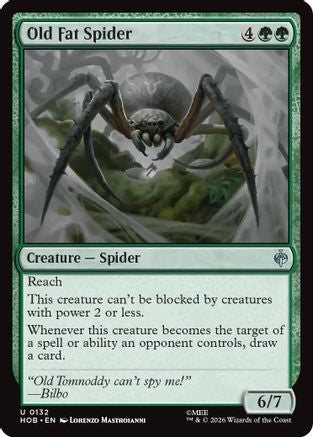 MAGIC: THE GATHERING - Old Fat Spider (HOB-132) - The Hobbit
