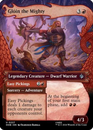 MAGIC: THE GATHERING - Gloin the Mighty (Showcase) (HOB-227) - The Hobbit
