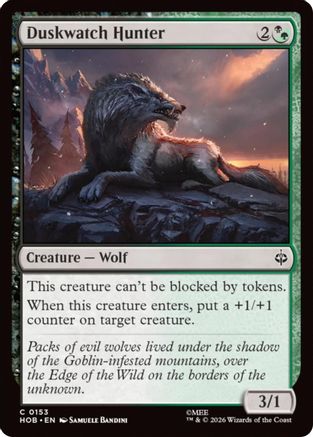 MAGIC: THE GATHERING - Duskwatch Hunter (HOB-153) - The Hobbit