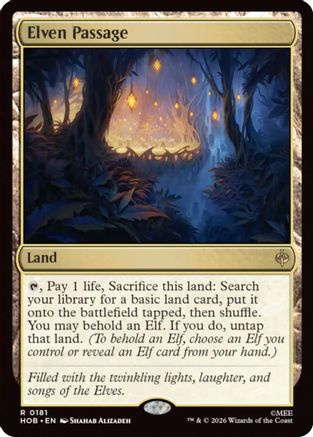 MAGIC: THE GATHERING - Elven Passage (HOB-181) - The Hobbit