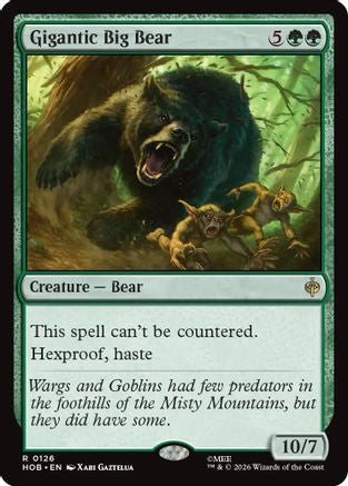 MAGIC: THE GATHERING - Gigantic Big Bear (HOB-126) - The Hobbit