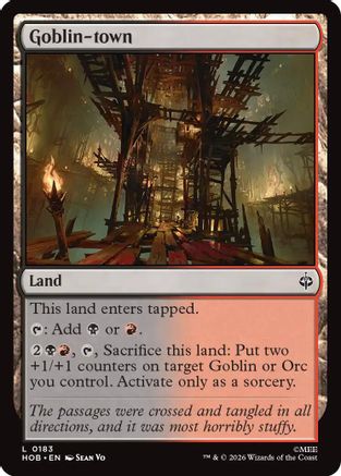 MAGIC: THE GATHERING - Goblin-town (HOB-183) - The Hobbit