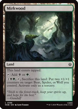 MAGIC: THE GATHERING - Mirkwood (HOB-188) - The Hobbit Foil