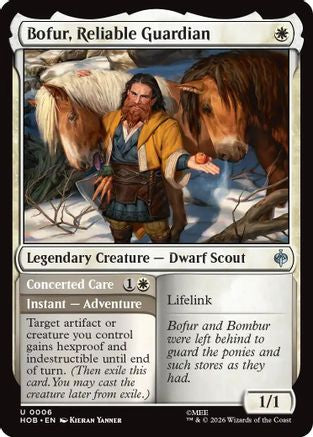 MAGIC: THE GATHERING - Bofur, Reliable Guardian (HOB-006) - The Hobbit Foil