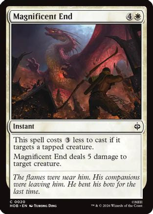 MAGIC: THE GATHERING - Magnificent End (HOB-020) - The Hobbit