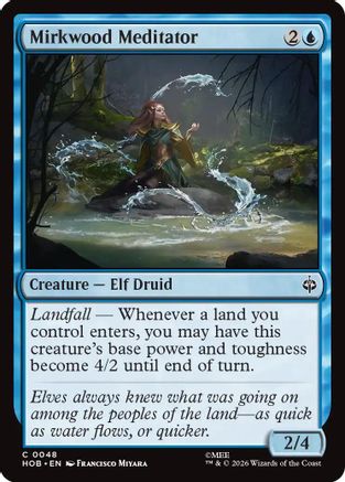 MAGIC: THE GATHERING - Mirkwood Meditator (HOB-048) - The Hobbit
