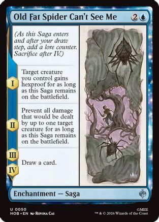 MAGIC: THE GATHERING - Old Fat Spider Can't See Me (HOB-050) - The Hobbit
