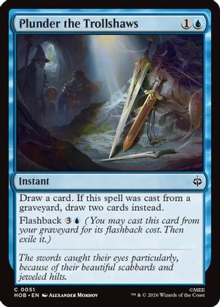 MAGIC: THE GATHERING - Plunder the Trollshaws (HOB-051) - The Hobbit