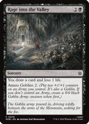 MAGIC: THE GATHERING - Rage into the Valley (HOB-079) - The Hobbit