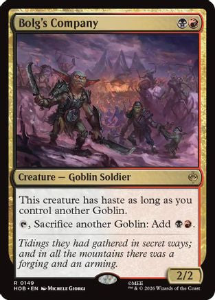 MAGIC: THE GATHERING - Bolg's Company (HOB-149) - The Hobbit
