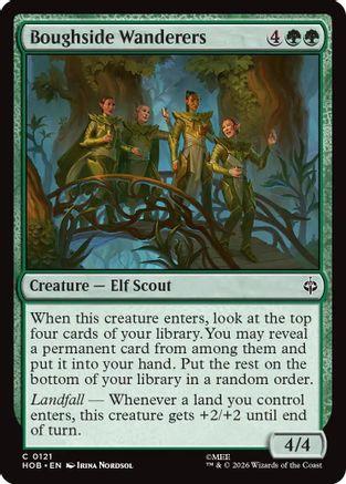 MAGIC: THE GATHERING - Boughside Wanderers (HOB-121) - The Hobbit