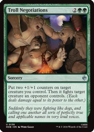 MAGIC: THE GATHERING - Troll Negotiations (HOB-138) - The Hobbit