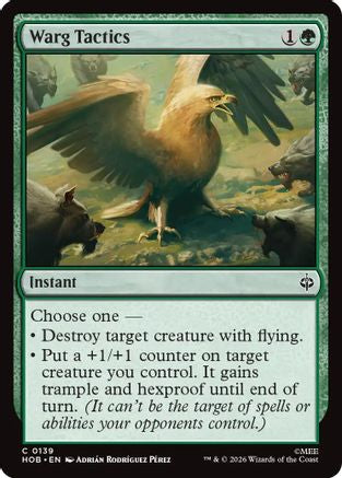 MAGIC: THE GATHERING - Warg Tactics (HOB-139) - The Hobbit