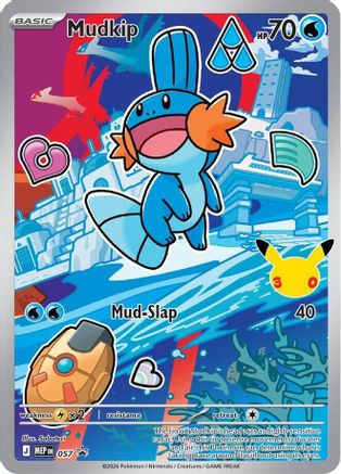 POKEMON TCG - Mudkip 057 ME Mega Evolution Promo - Promo