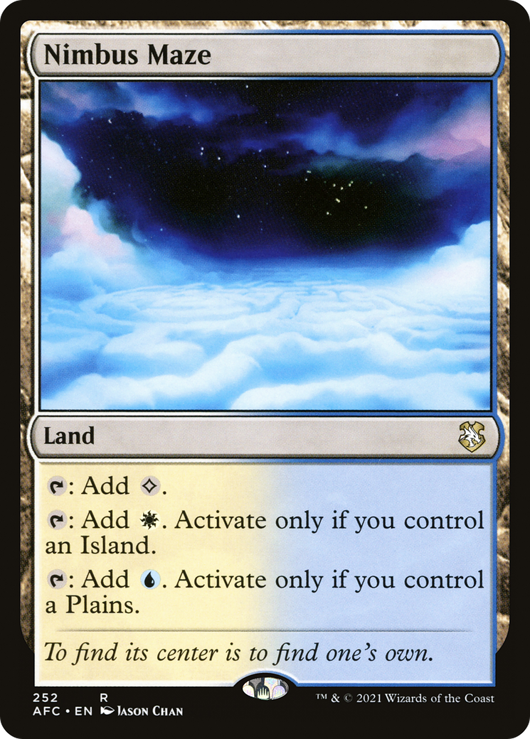 MAGIC: THE GATHERING - Nimbus Maze (AFC-252) - Forgotten Realms Commander