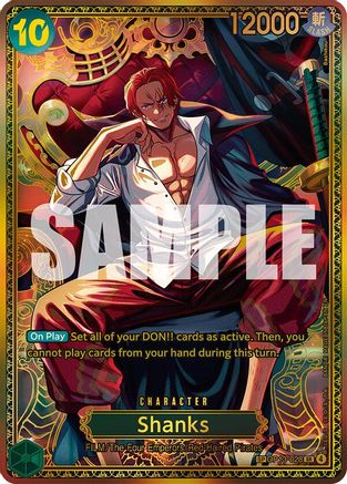 ONE PIECE TCG - Shanks (OP13 OP13-028 The Worlds Strongest Warriors - Super Rare