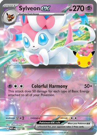 POKEMON TCG - Sylveon ex 100 ME Mega Evolution Promo - Promo