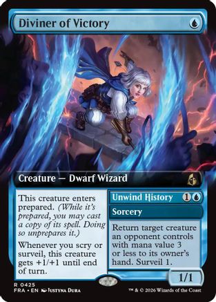 MAGIC: THE GATHERING - Diviner of Victory (Extended) (FRA-425) - Reality Fracture Foil