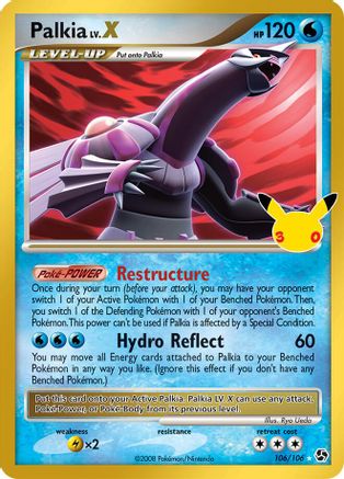 POKEMON TCG - Palkia LV.X 106/106 ME 30th Celebration Classic Collection - Classic Collection