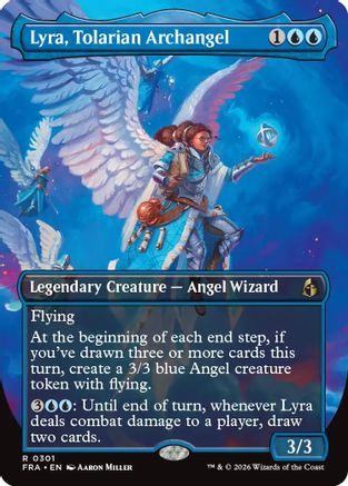 MAGIC: THE GATHERING - Lyra, Tolarian Archangel (Borderless) (FRA-301) - Reality Fracture