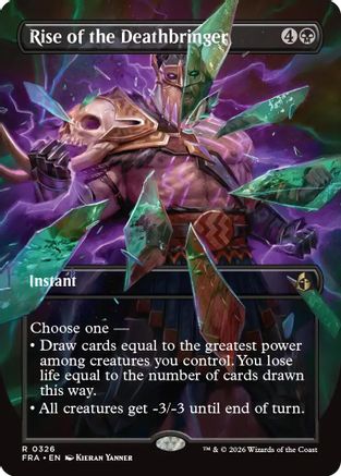 MAGIC: THE GATHERING - Rise of the Deathbringer (Borderless) (FRA-326) - Reality Fracture