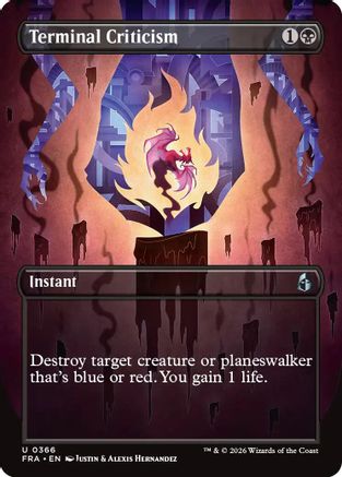 MAGIC: THE GATHERING - Terminal Criticism (Borderless) (FRA-366) - Reality Fracture Foil