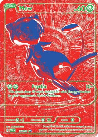 POKEMON TCG - Mew 00R ME 30th Celebration - RGB Rare