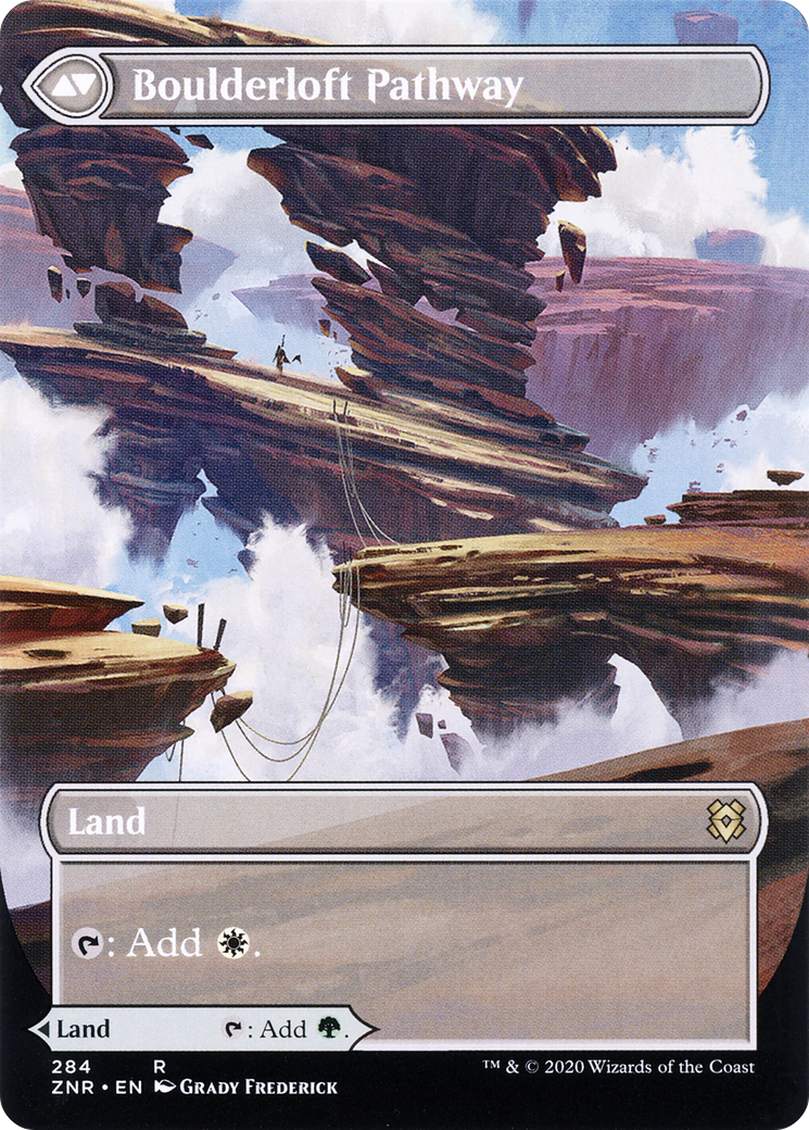 MAGIC: THE GATHERING - Branchloft Pathway (Borderless) (ZNR-284) - Zendikar Rising: (Showcase) Foil