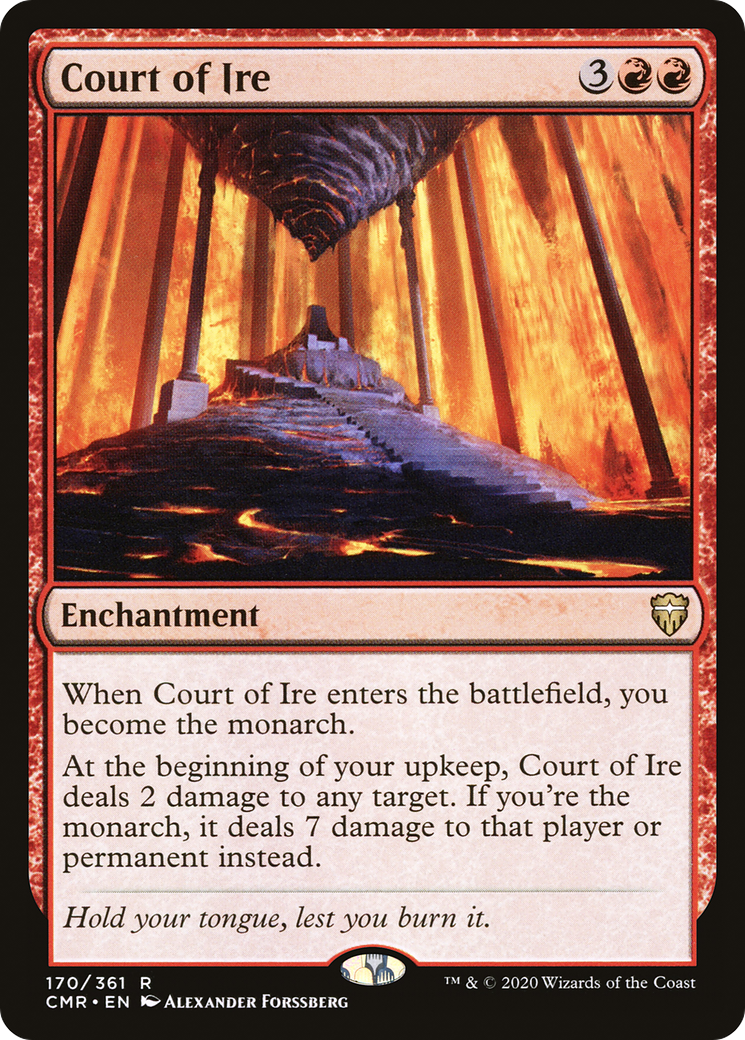 MAGIC: THE GATHERING - Court of Ire (CMR-170) - Commander Legends