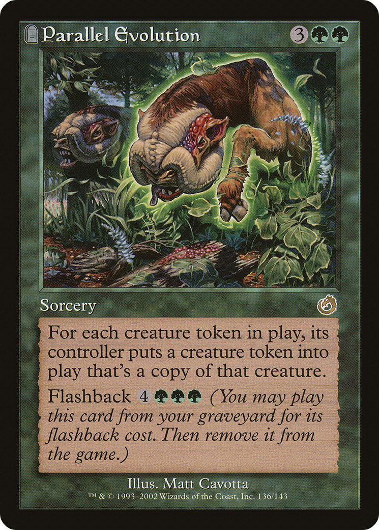 MAGIC: THE GATHERING - Parallel Evolution (TOR-136) - Torment: (tombstone) Foil