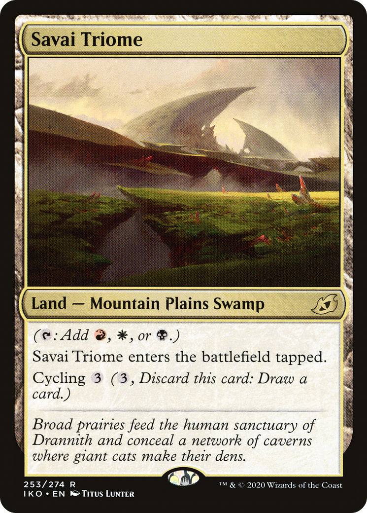 MAGIC: THE GATHERING - Savai Triome (IKO-253) - Ikoria: Lair of Behemoths