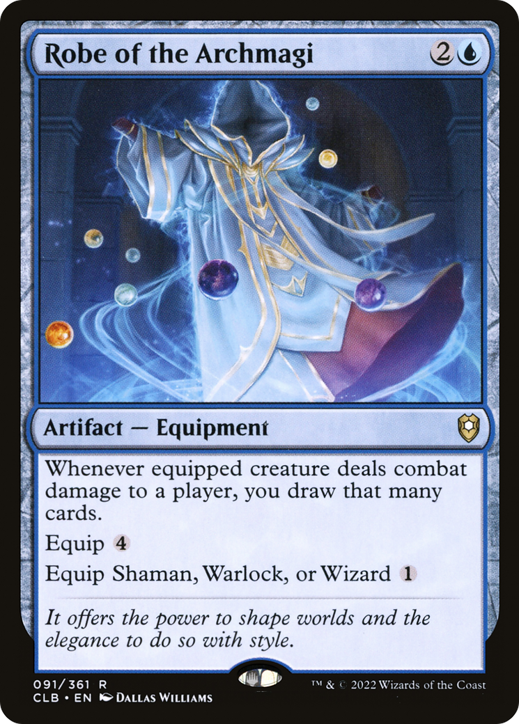 MAGIC: THE GATHERING - Robe of the Archmagi (CLB-091) - Commander Legends: Battle for Baldur's Gate Foil