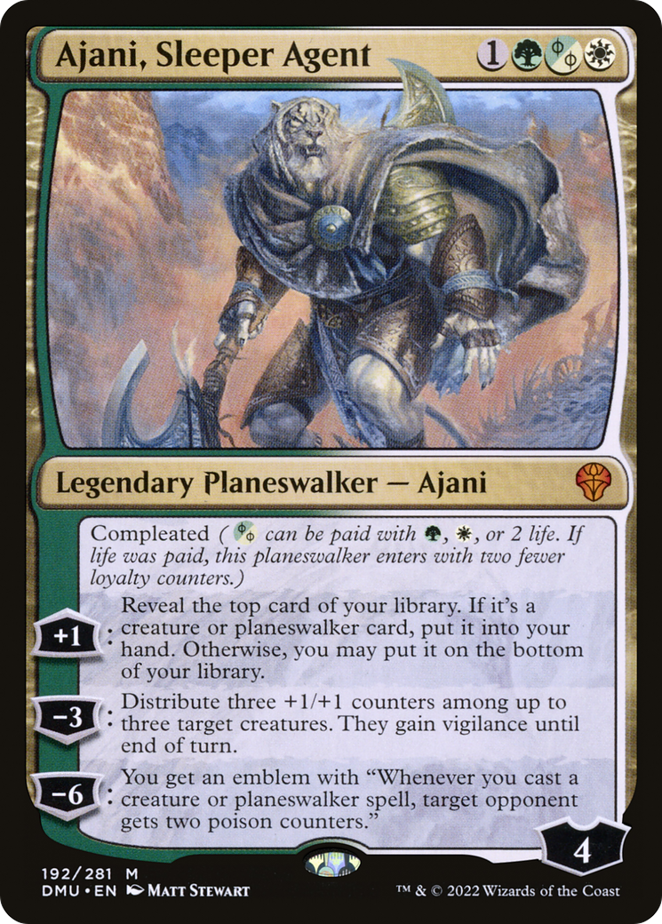 MAGIC: THE GATHERING - Ajani, Sleeper Agent (DMU-192) - Dominaria United Foil