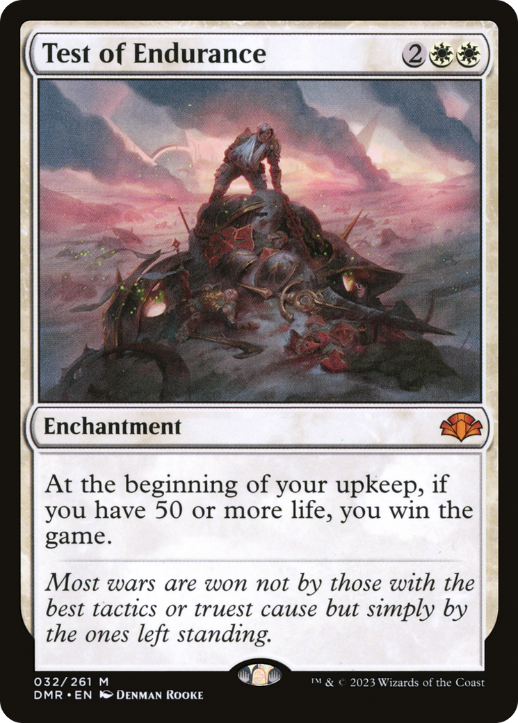 MAGIC: THE GATHERING - Test of Endurance (DMR-032) - Dominaria Remastered Foil