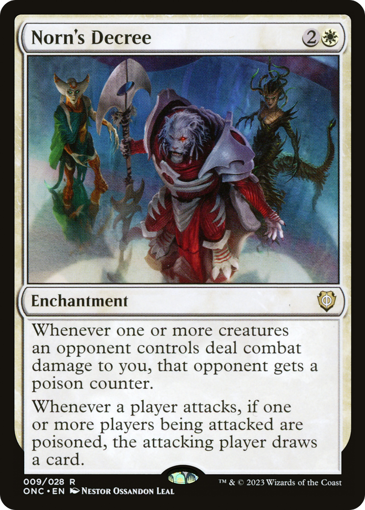 MAGIC: THE GATHERING - Norn's Decree (ONC-009) - Phyrexia: All Will Be One Commander