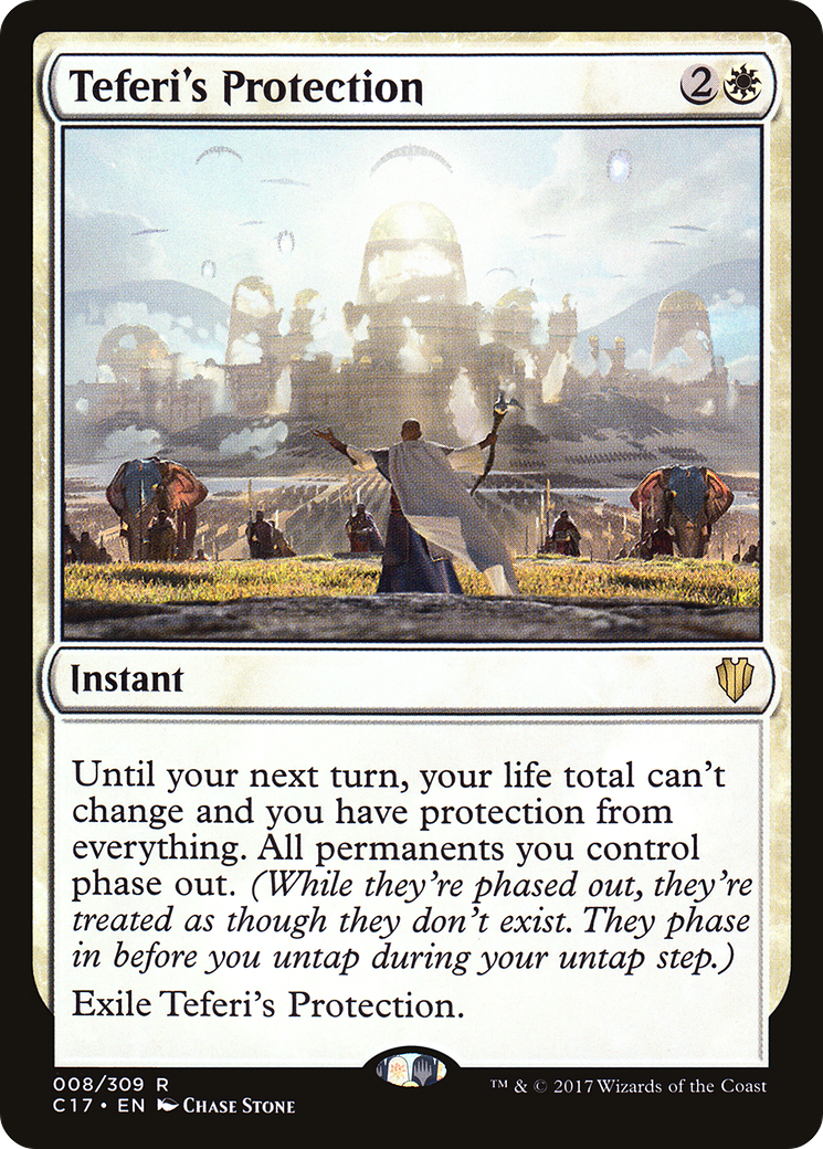 MAGIC: THE GATHERING - Teferi's Protection (C17-008) - Commander 2017