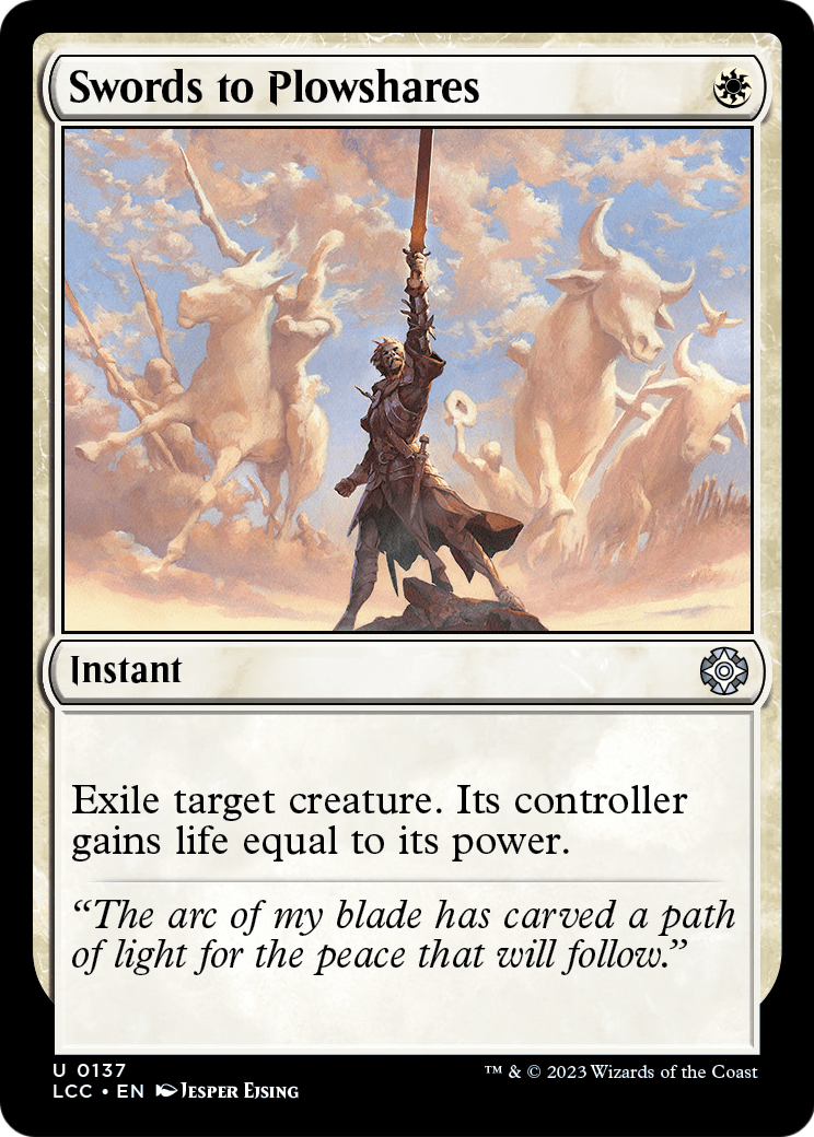 MAGIC: THE GATHERING - Swords to Plowshares (LCC-137) - The Lost Caverns of Ixalan Commander