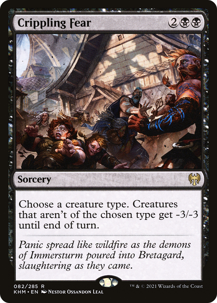 MAGIC: THE GATHERING - Crippling Fear (KHM-082) - Kaldheim Foil