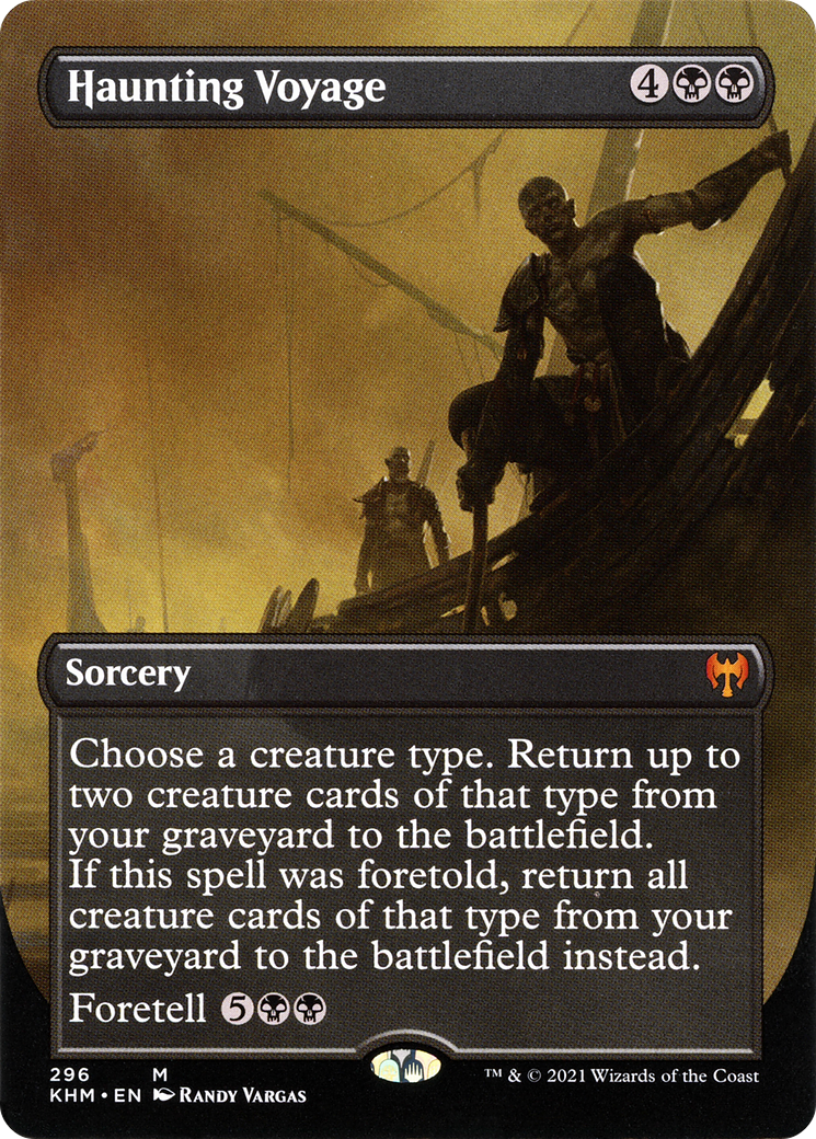 MAGIC: THE GATHERING - Haunting Voyage (Borderless) (KHM-296) - Kaldheim