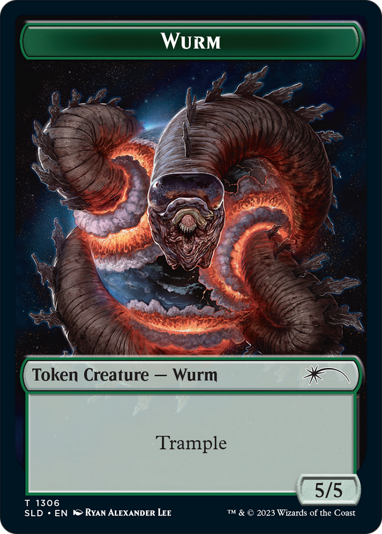 MAGIC: THE GATHERING - Wurm Token (SLD-1306) - Secret Lair Drop Foil