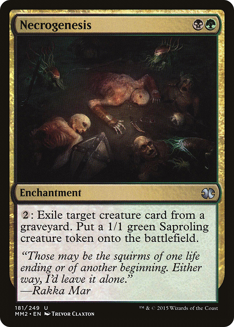 MAGIC: THE GATHERING - Necrogenesis (MM2-181) - Modern Masters 2015