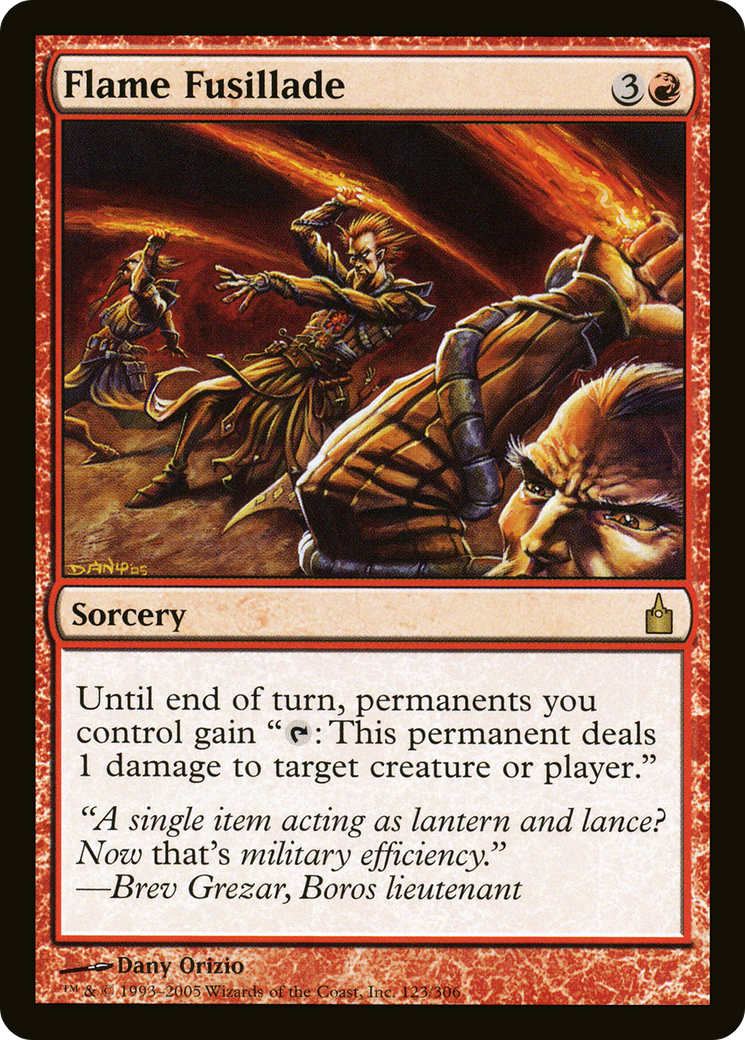 MAGIC: THE GATHERING - Flame Fusillade (RAV-123) - Ravnica: City of Guilds
